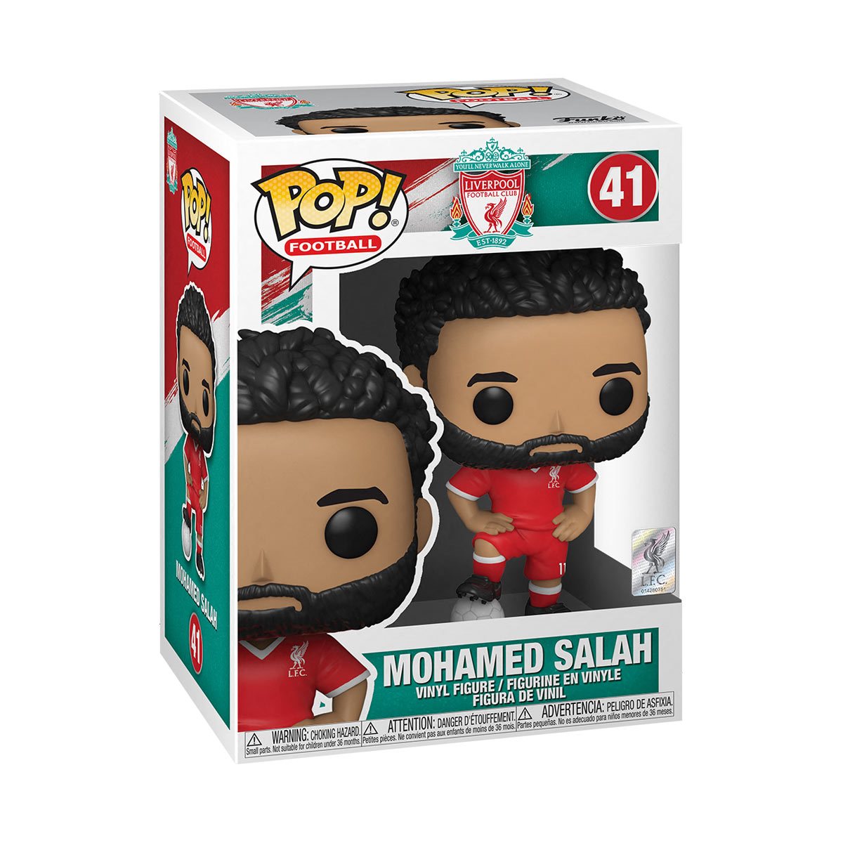 Football Liverpool Mohamed Salah Funko Pop! Vinyl Figure #41 - Image 3