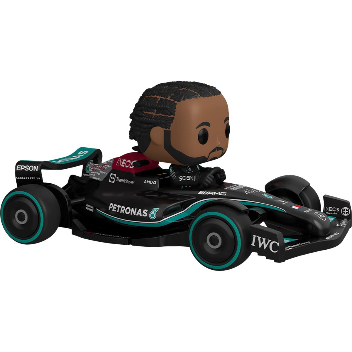 Formula 1 Mercedes Lewis Hamilton Super Deluxe Funko Pop! Ride Vinyl Vehicle #308 - Image 2