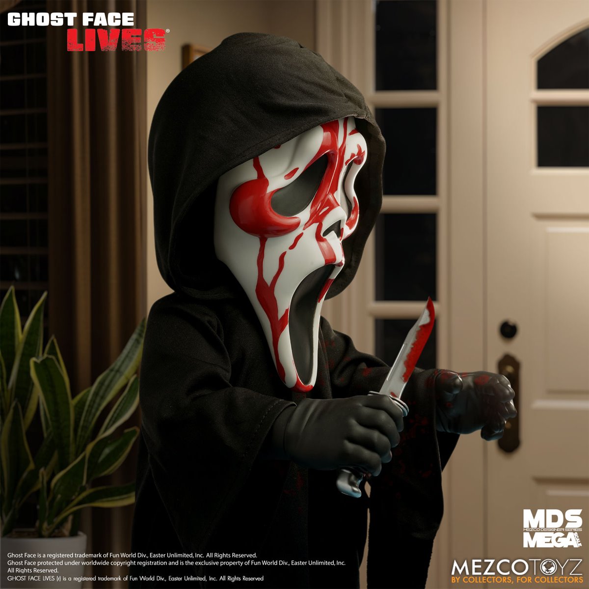 Ghost Face Bloody Version MDS Mega Scale 15-Inch Doll - Image 4
