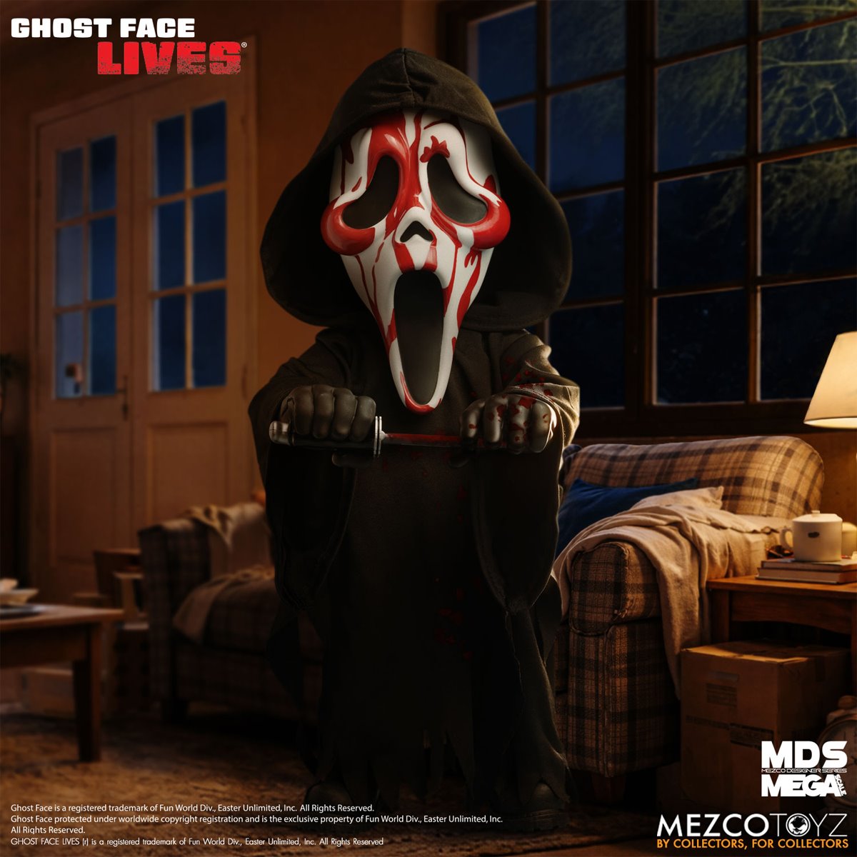 Ghost Face Bloody Version MDS Mega Scale 15-Inch Doll - Image 5