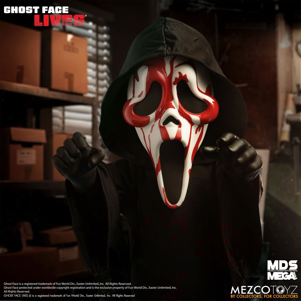 Ghost Face Bloody Version MDS Mega Scale 15-Inch Doll - Image 6