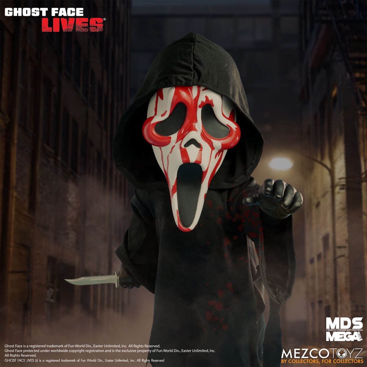 Ghost Face Bloody Version MDS Mega Scale 15-Inch Doll - Image 7