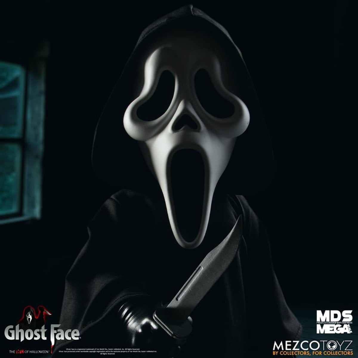 Ghost Face Mezco Designer Series Mega Scale 15-Inch Doll - ReRun - Image 4