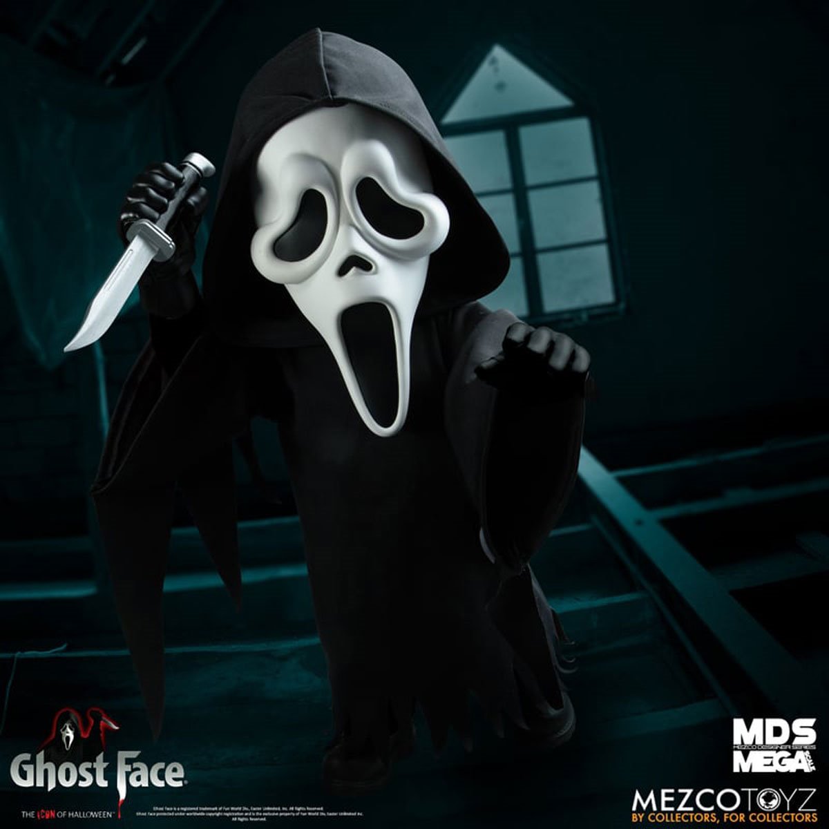 Ghost Face Mezco Designer Series Mega Scale 15-Inch Doll - ReRun - Image 8