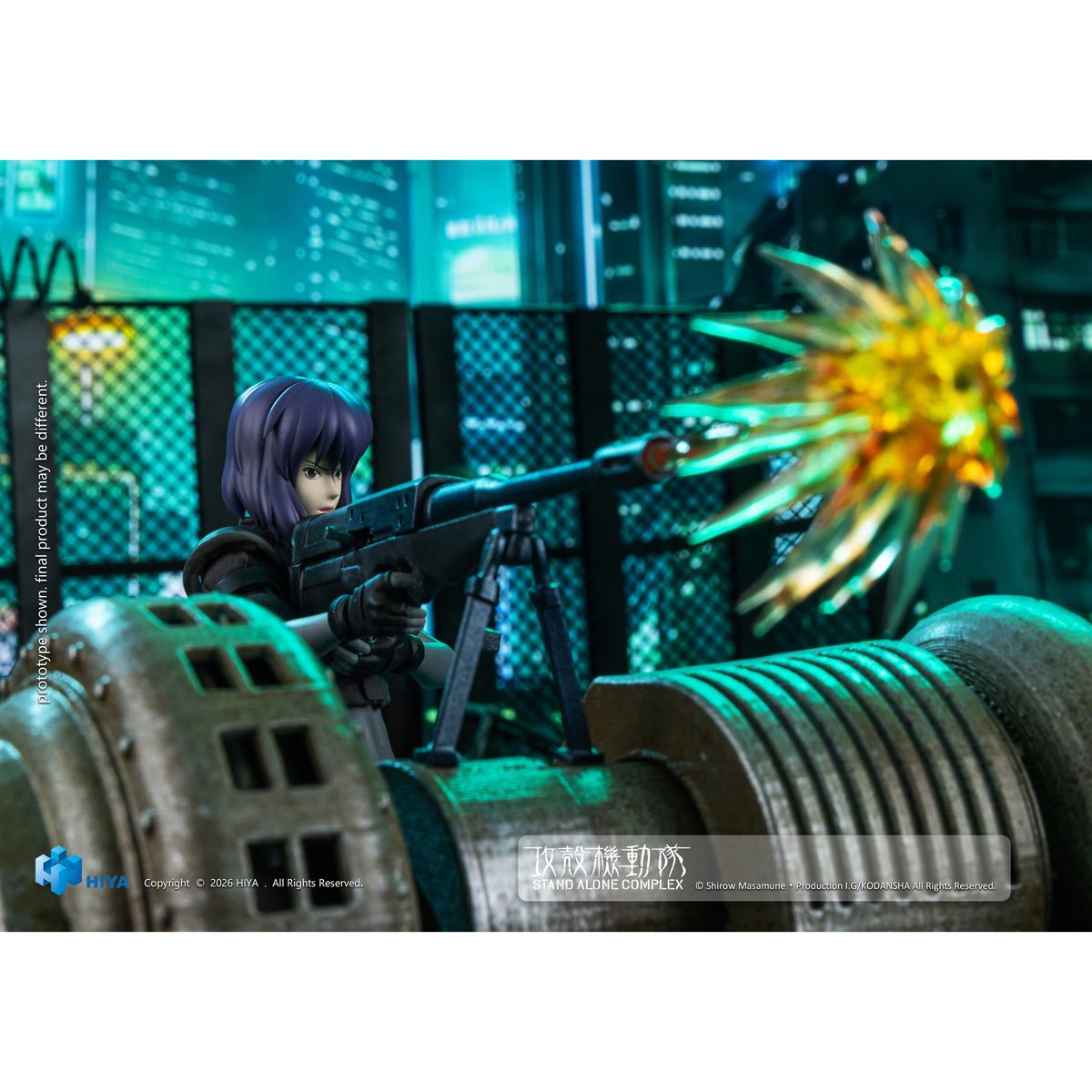 Ghost in the Shell: Stand Alone Complex Motoko Kusanagi Combat Suit Exquisite Super Series 1:12 Scale Action Figure - Image 10