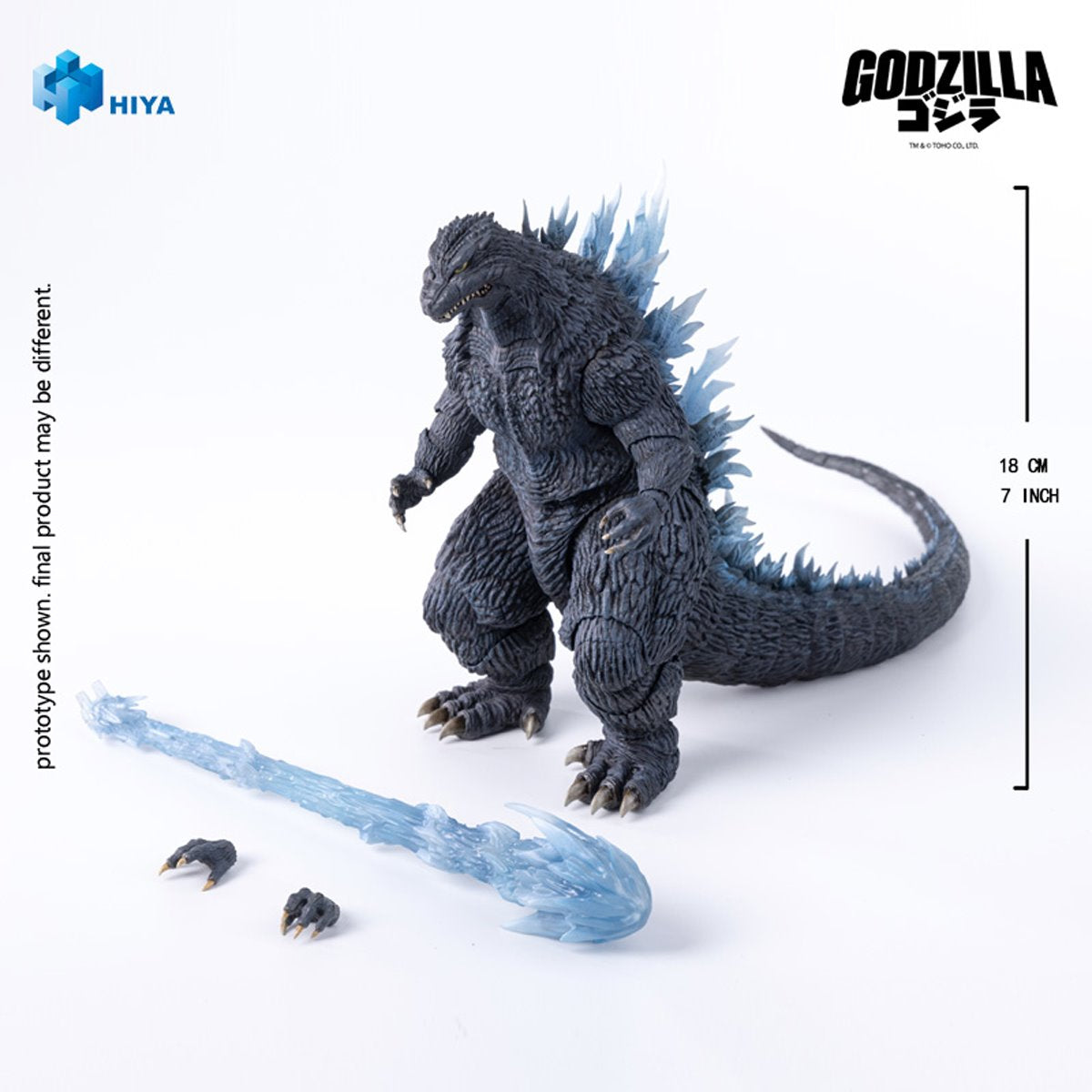 Godzilla Against Mechagodzilla 2002 Heat Ray Godzilla Exquisite Basic Series Action Figure - Image 9