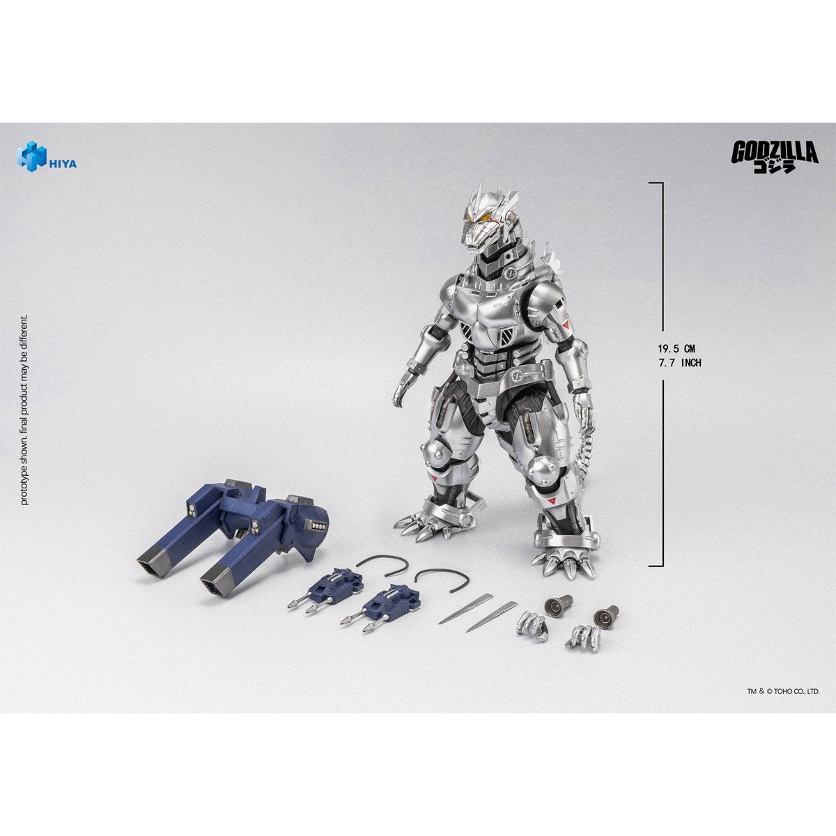 Godzilla Against Mechagodzilla Mechagodzilla MFS-3 Exquisite Basic Series None Scale 7 3/4-Inch Action Figure - Image 2