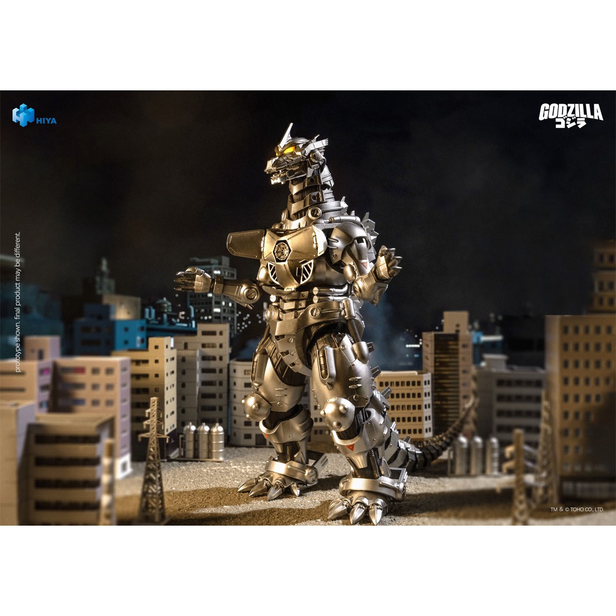 Godzilla Against Mechagodzilla Mechagodzilla MFS-3 Exquisite Basic Series None Scale 7 3/4-Inch Action Figure - Image 6