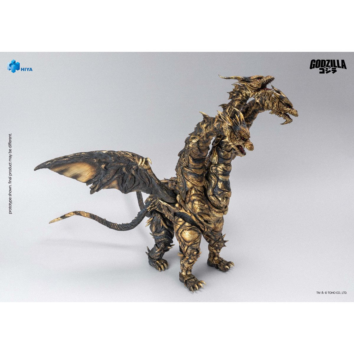 Godzilla: Final Wars 2004 Keizer Ghidorah Exquisite Basic Series None Scale 14-Inch Action Figure - Image 6