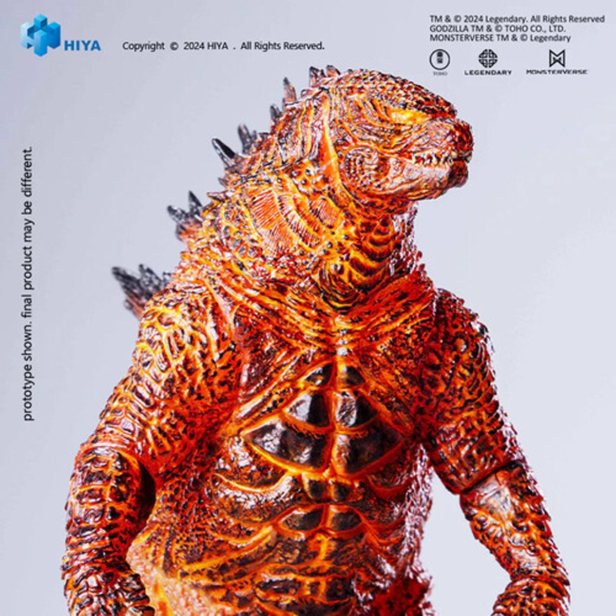 Godzilla: King of the Monsters Godzilla Burning Version Exquisite Basic Series 7-Inch Action Figure - AE Exclusive - Image 2