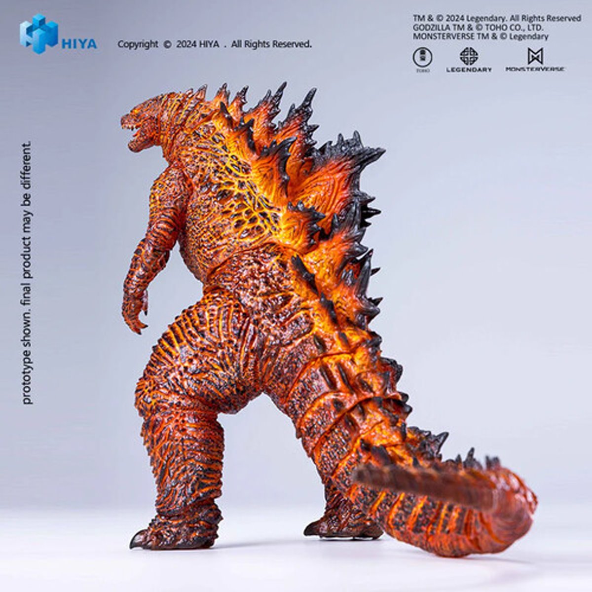 Godzilla: King of the Monsters Godzilla Burning Version Exquisite Basic Series 7-Inch Action Figure - AE Exclusive - Image 3