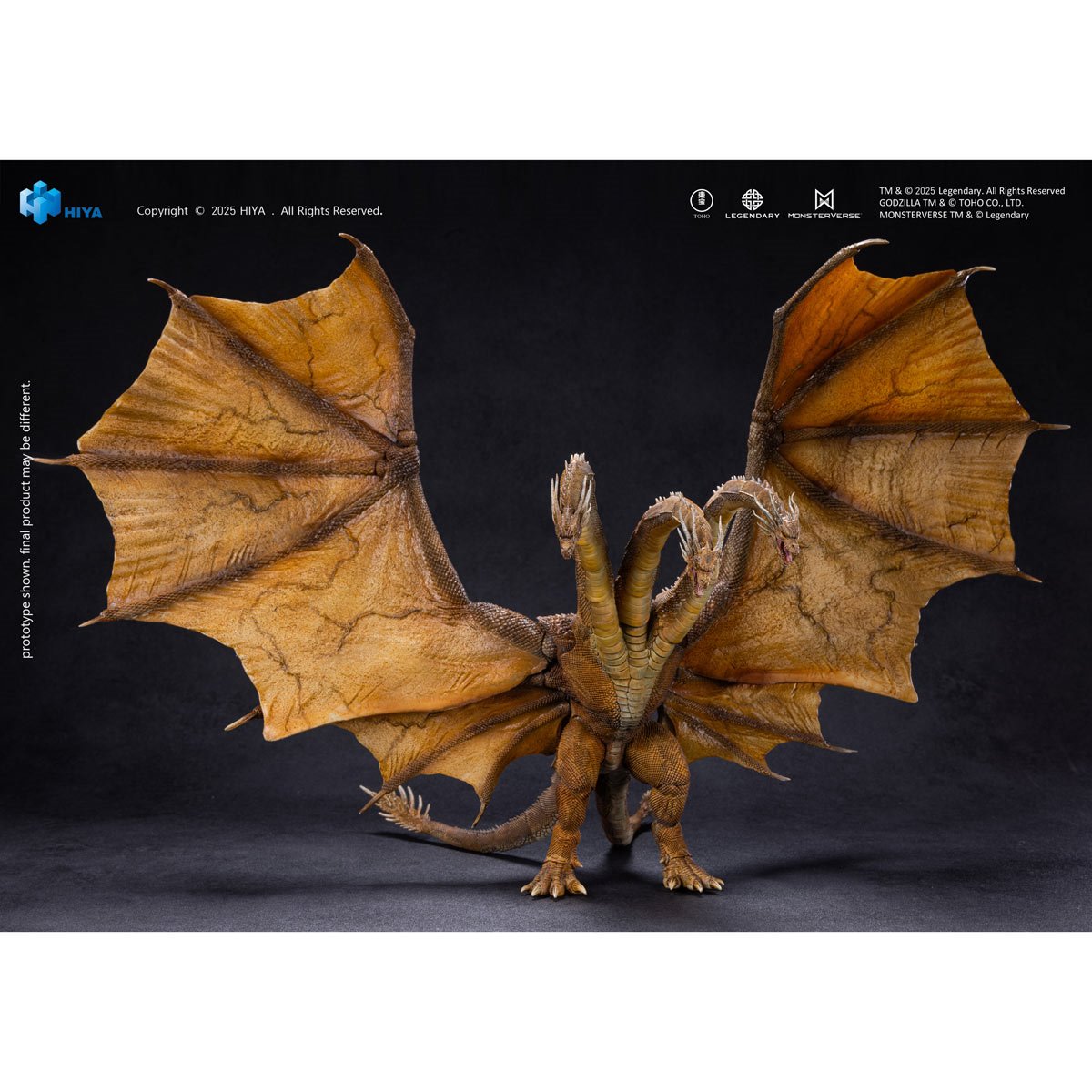 Godzilla: King of the Monsters King Ghidorah 2.0 Exquisite Basic Series Action Figure - Image 4
