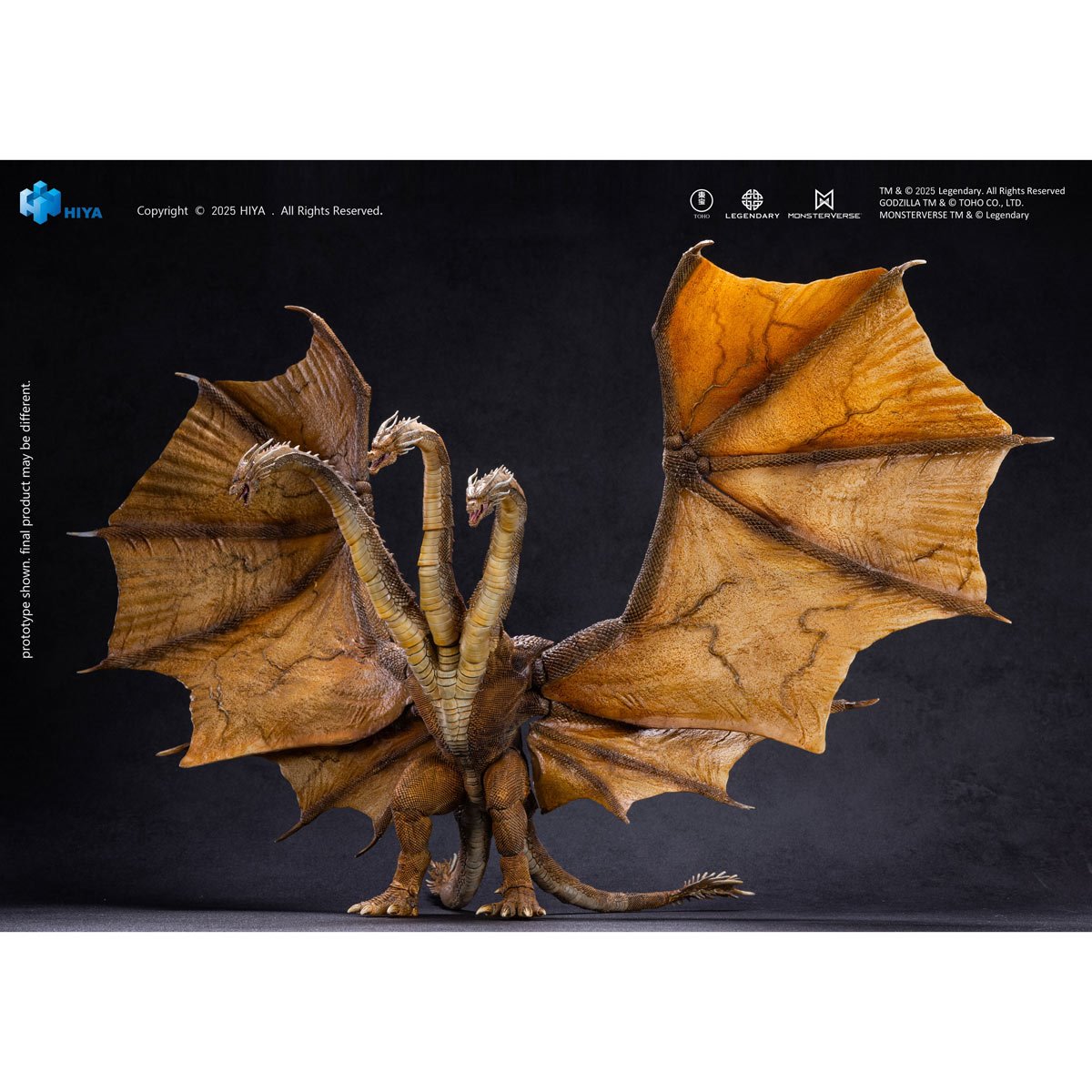 Godzilla: King of the Monsters King Ghidorah 2.0 Exquisite Basic Series Action Figure - Image 5