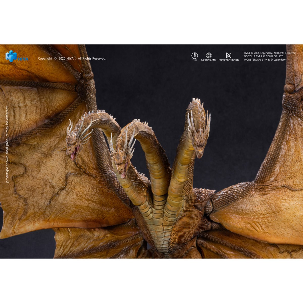 Godzilla: King of the Monsters King Ghidorah 2.0 Exquisite Basic Series Action Figure - Image 6
