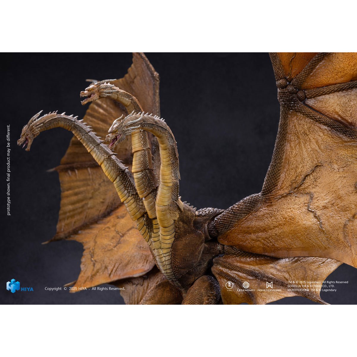 Godzilla: King of the Monsters King Ghidorah 2.0 Exquisite Basic Series Action Figure - Image 10
