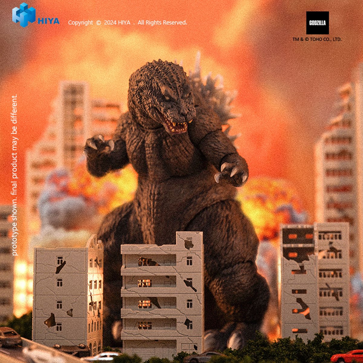 Godzilla, Mothra and King Ghidorah: Giant Monsters All-Out Attack 2001 Godzilla Exquisite Basic Series Action Figure - Image 4