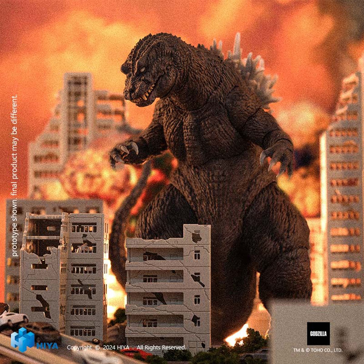 Godzilla, Mothra and King Ghidorah: Giant Monsters All-Out Attack 2001 Godzilla Exquisite Basic Series Action Figure - Image 5