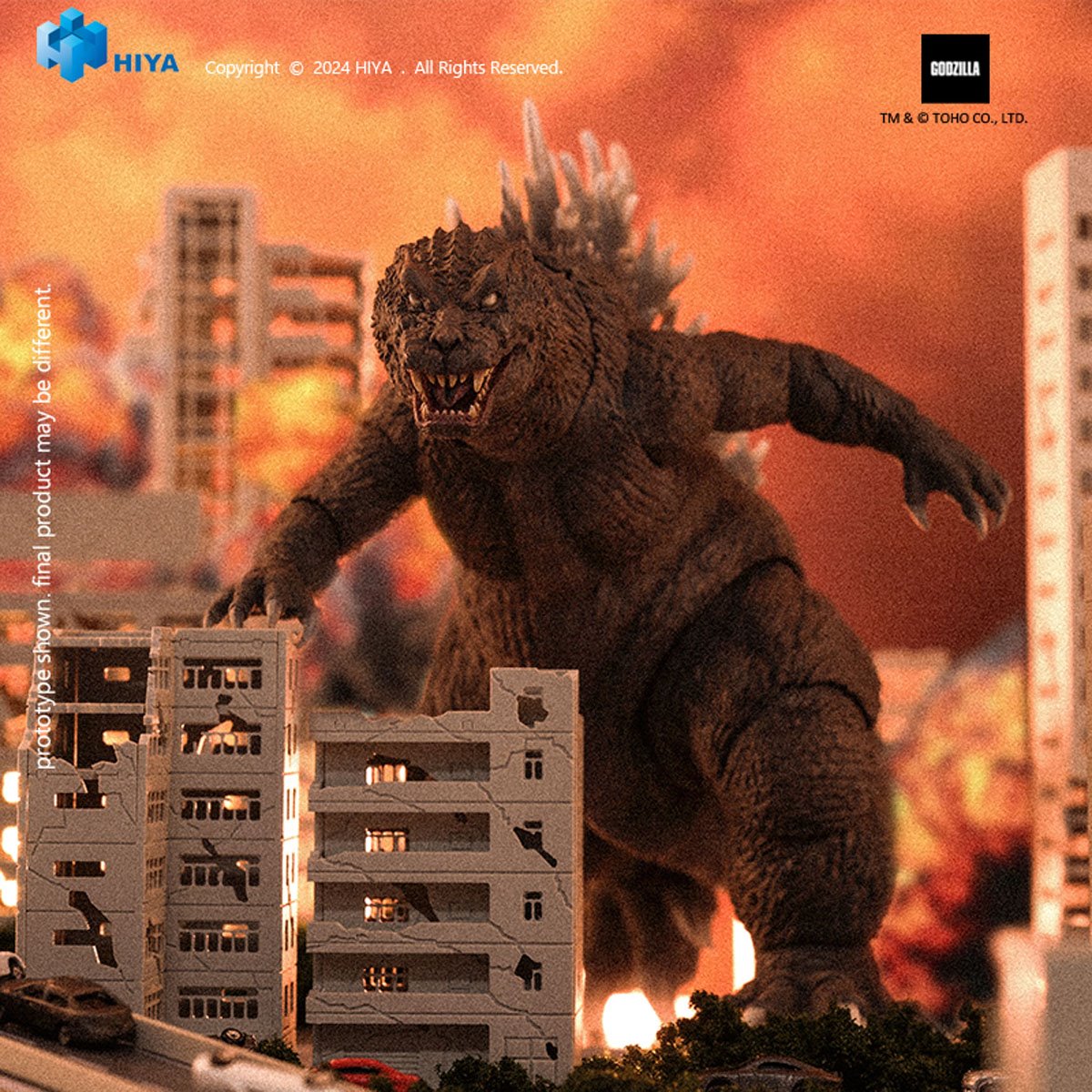 Godzilla, Mothra and King Ghidorah: Giant Monsters All-Out Attack 2001 Godzilla Exquisite Basic Series Action Figure - Image 7