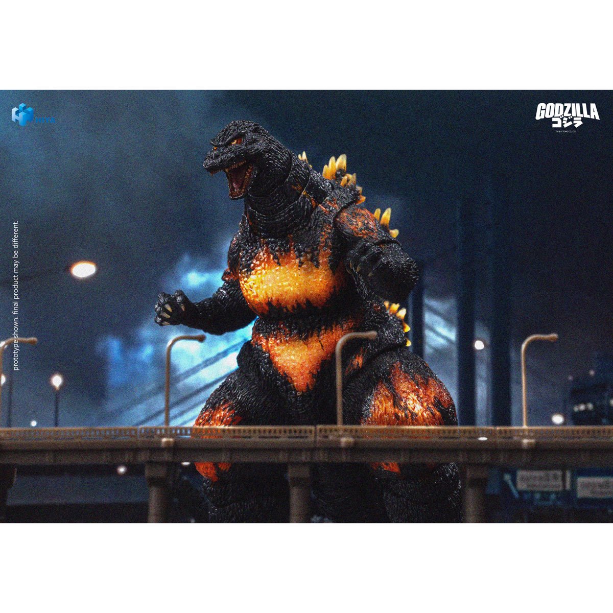 Godzilla vs. Destroyah 1995 Burning Godzilla Exquisite Basic Series None Scale 7-Inch Action Figure - Image 6