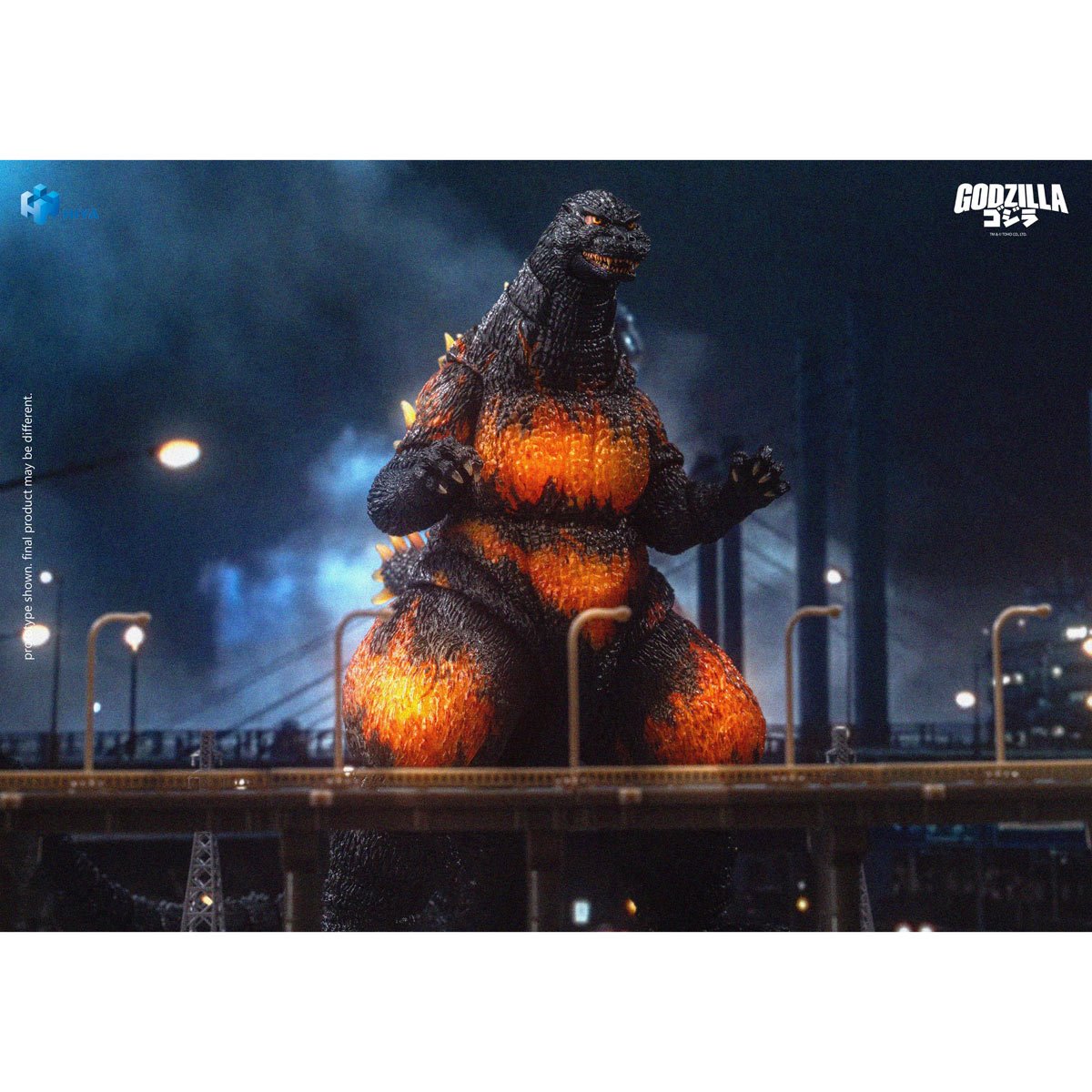 Godzilla vs. Destroyah 1995 Burning Godzilla Exquisite Basic Series None Scale 7-Inch Action Figure - Image 7