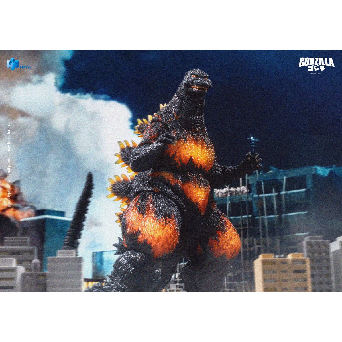 Godzilla vs. Destroyah 1995 Burning Godzilla Exquisite Basic Series None Scale 7-Inch Action Figure - Image 10
