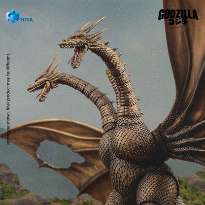 Godzilla vs. King Ghidorah 1991 King Ghidorah Battle Damaged Exquisite Basic Series Action Figure - Image 5