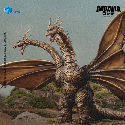 Godzilla vs. King Ghidorah 1991 King Ghidorah Battle Damaged Exquisite Basic Series Action Figure - Image 7
