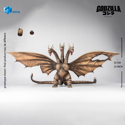 Godzilla vs. King Ghidorah 1991 King Ghidorah Battle Damaged Exquisite Basic Series Action Figure - Image 8