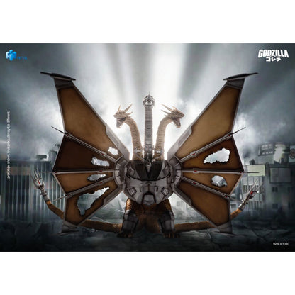 Godzilla vs. King Ghidorah Mechanical King Ghidorah Battle Damaged Exquisite Basic Series None Scale Action Figure - Image 6
