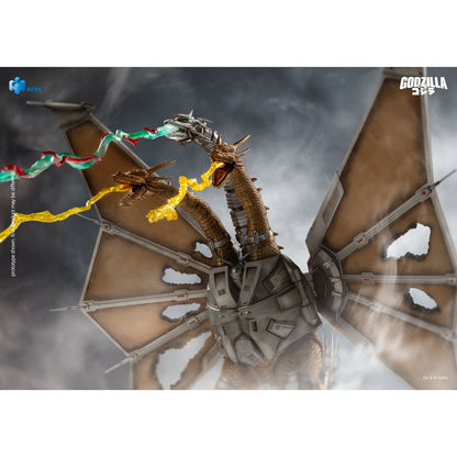 Godzilla vs. King Ghidorah Mechanical King Ghidorah Battle Damaged Exquisite Basic Series None Scale Action Figure - Image 9