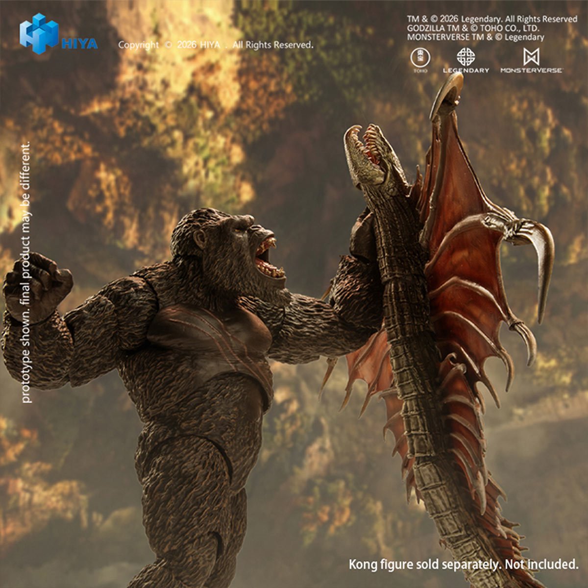 Godzilla vs. Kong Warbat Exquisite Basic Series None Scale 21 1/2-inch Action Figure - Image 9