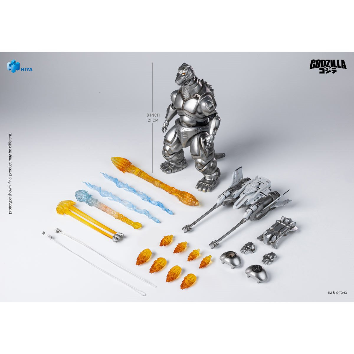Godzilla vs. Mechagodzilla II Super Mechagodzilla Exquisite Basic Non-Scale Action Figure - Image 3