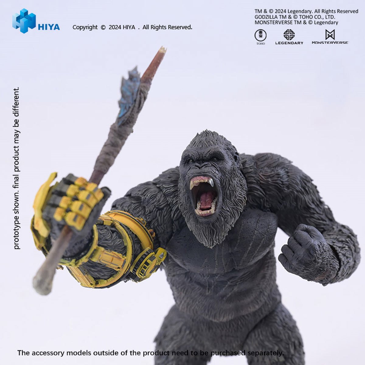 Godzilla x Kong: New Empire Kong Beast Glove Exquisite Basic Action Figure - Image 6