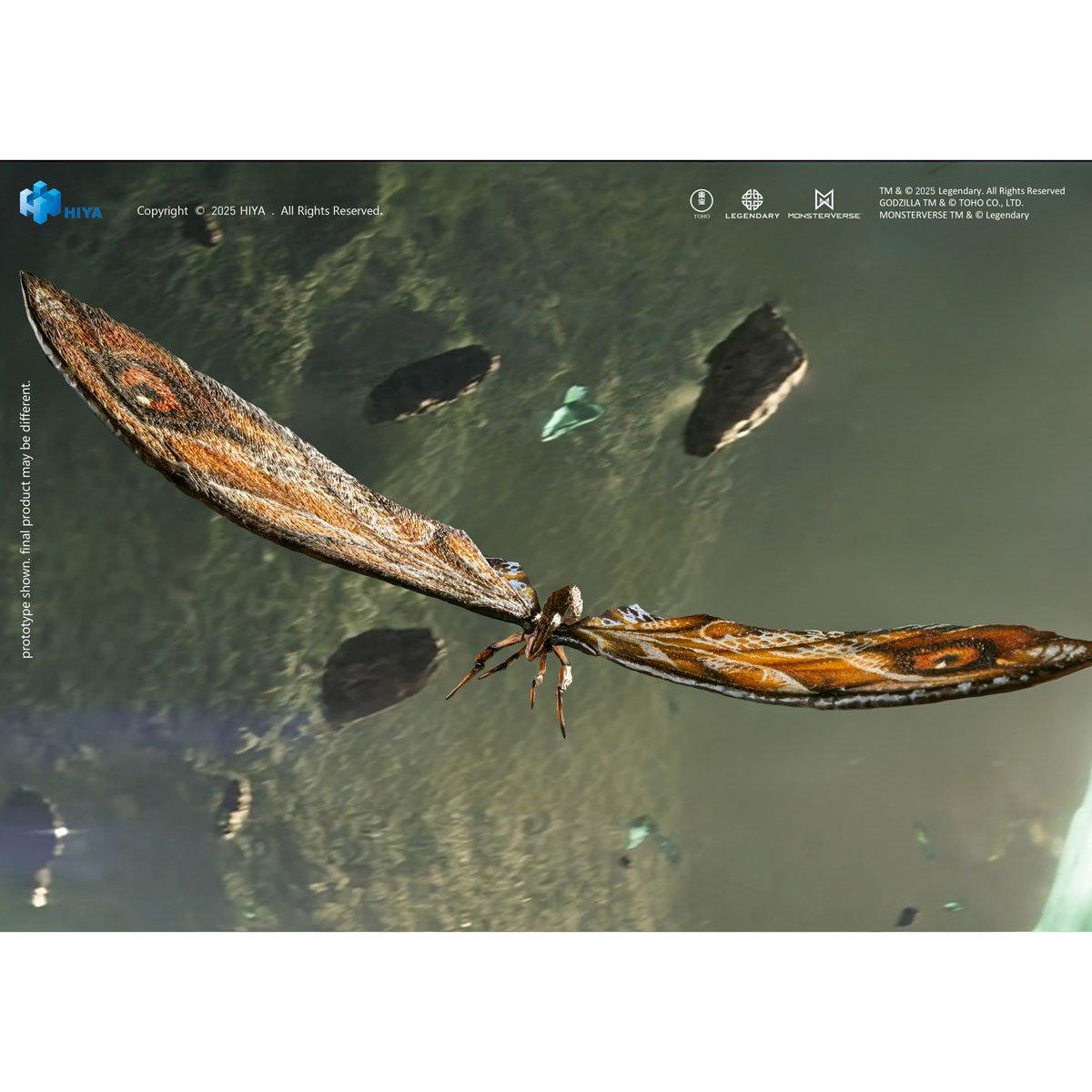 Godzilla x Kong: The New Empire Mothra Premium Set Exquisite Basic Series None Scale 14-Inch Action Figure - Image 7