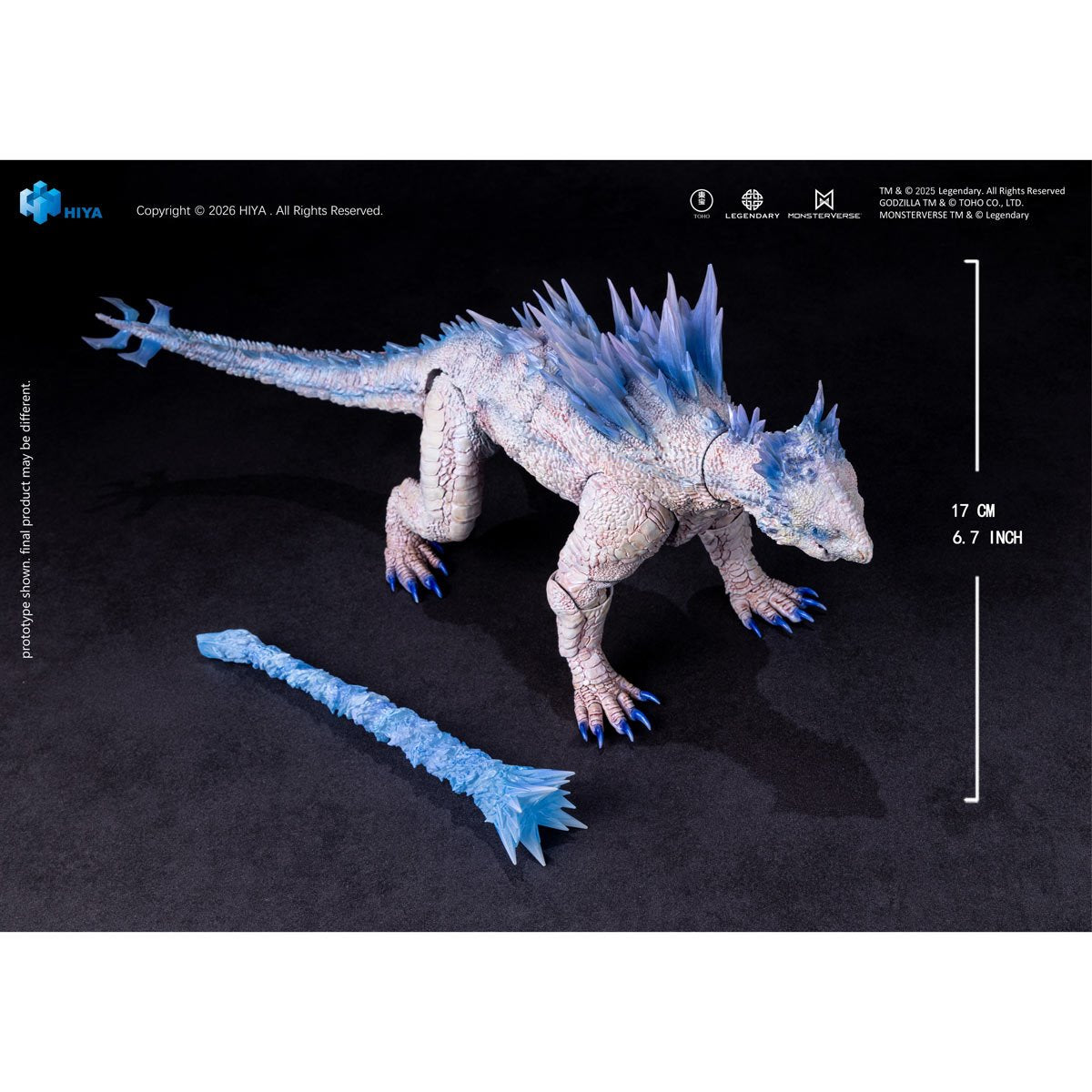Godzilla x Kong: The New Empire Shimo Frost Bite Blast Exquisite Basic Plus Series None Scale 7-Inch Action Figure - Image 2