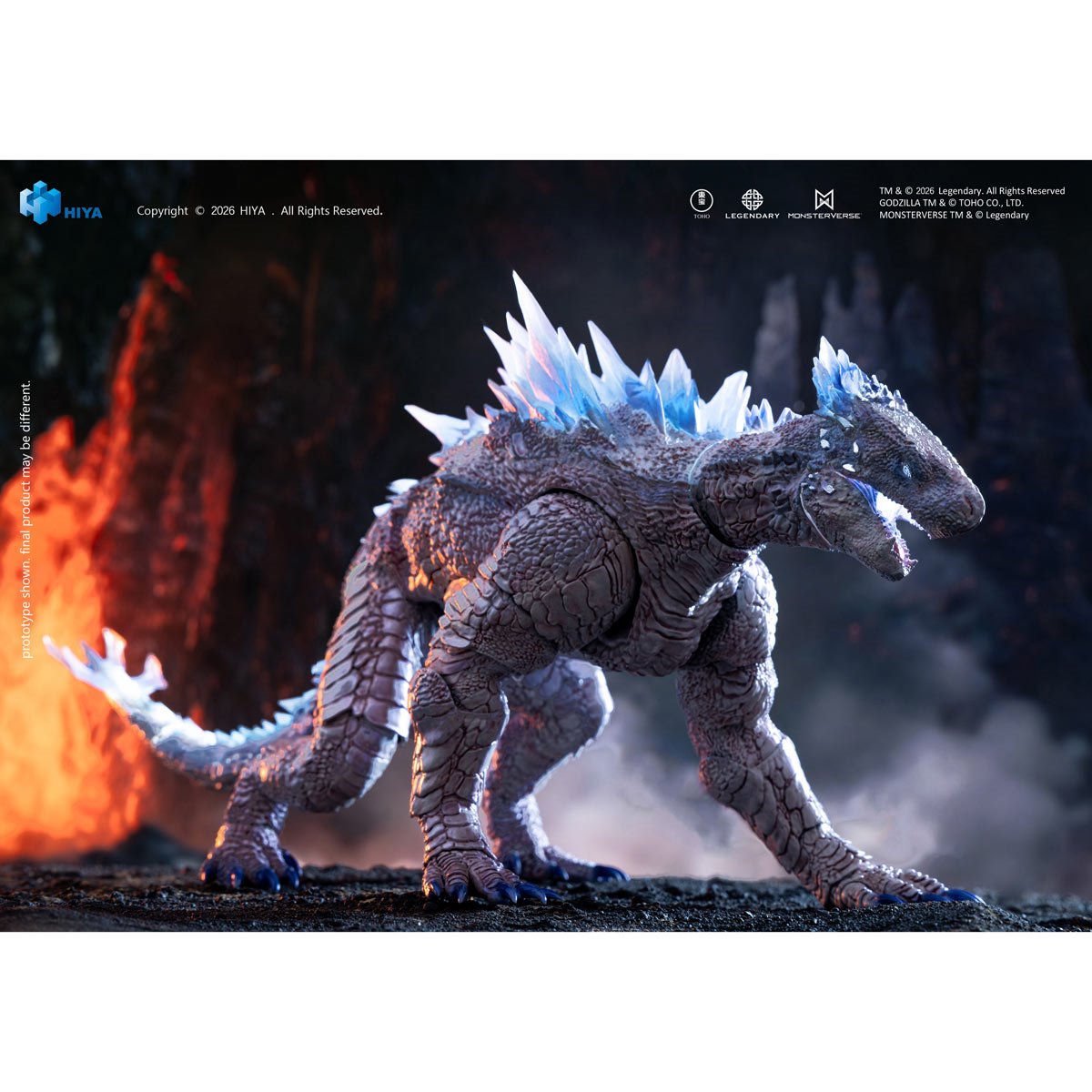 Godzilla x Kong: The New Empire Shimo Frost Bite Blast Exquisite Basic Plus Series None Scale 7-Inch Action Figure - Image 6