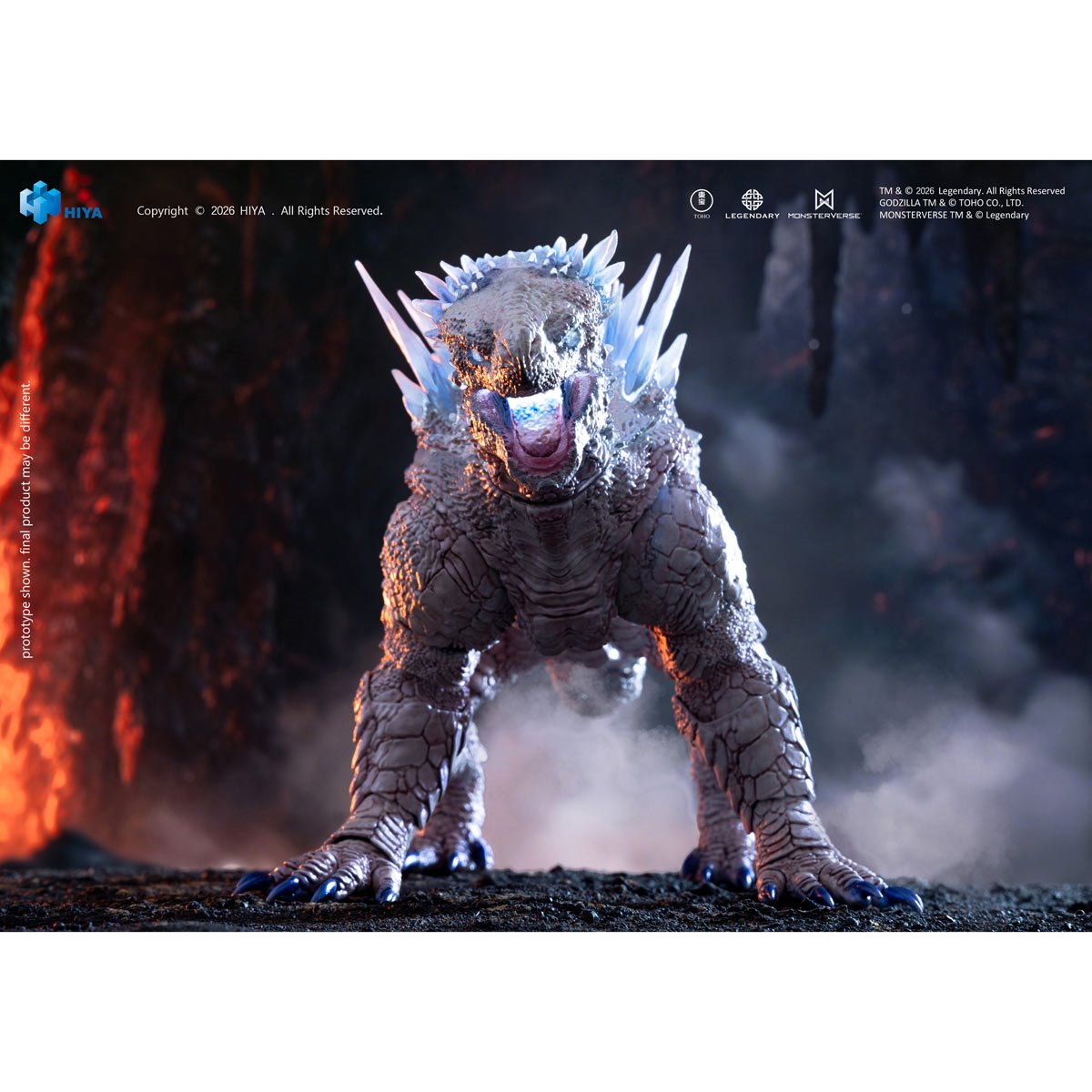 Godzilla x Kong: The New Empire Shimo Frost Bite Blast Exquisite Basic Plus Series None Scale 7-Inch Action Figure - Image 7