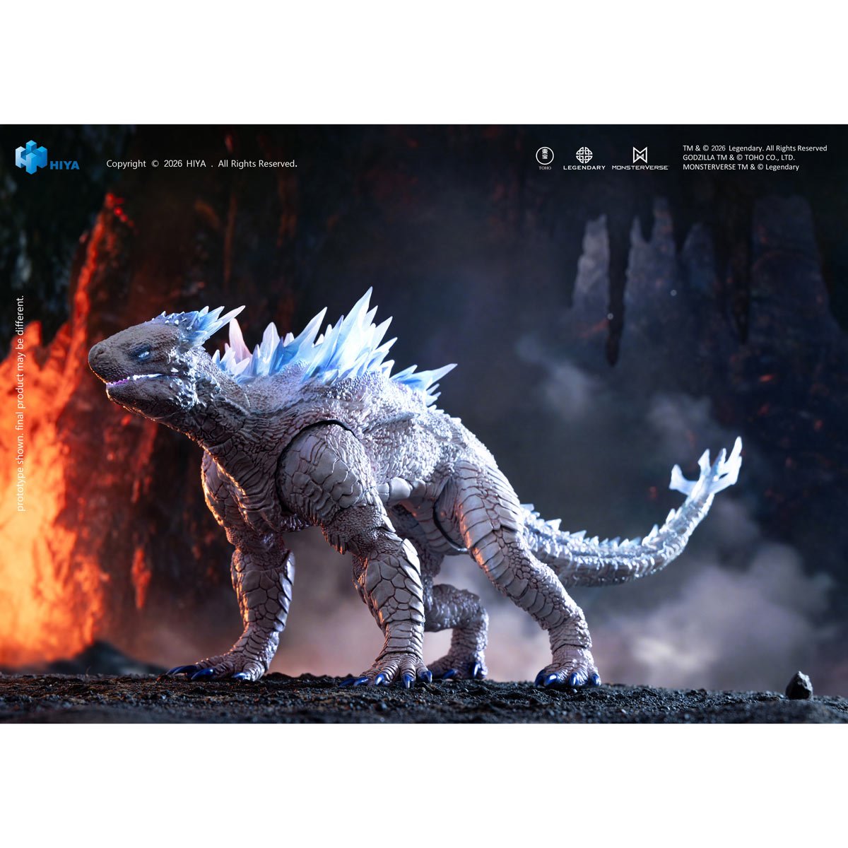 Godzilla x Kong: The New Empire Shimo Frost Bite Blast Exquisite Basic Plus Series None Scale 7-Inch Action Figure - Image 8