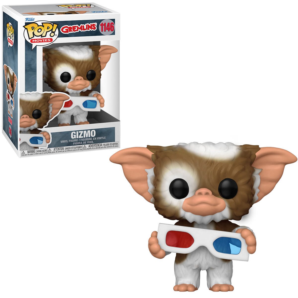 Gremlins Gizmo with 3-D Glasses Funko Pop! Vinyl Figure #1146 - Image 2