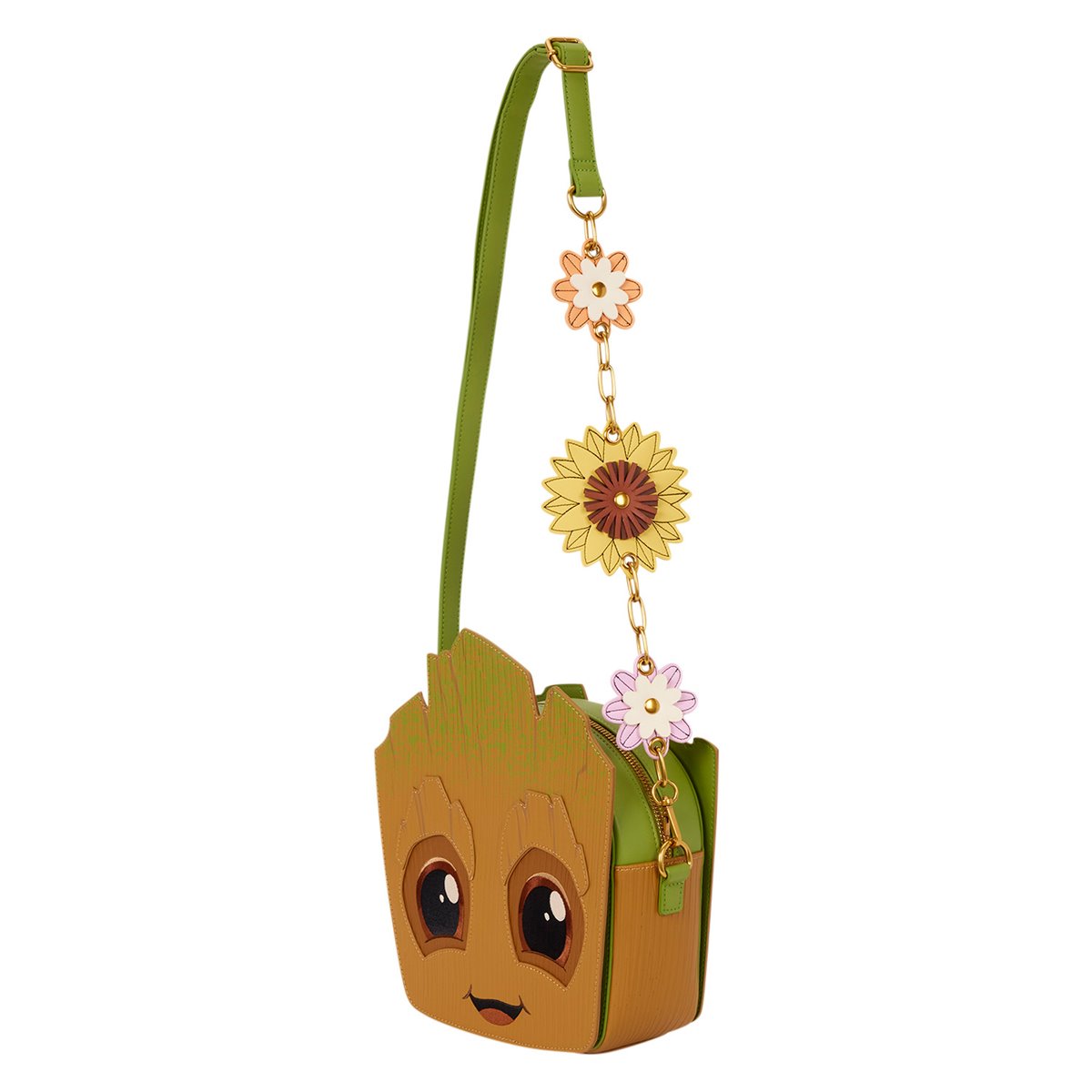 Guardians of the Galaxy Groot Floral Figural Crossbody Bag - Image 3