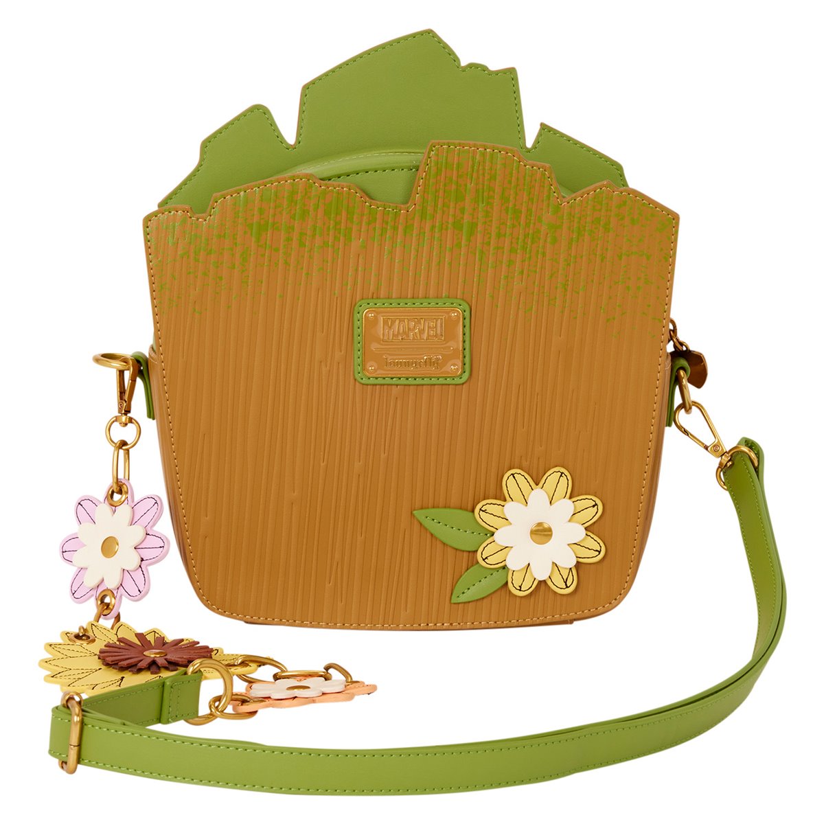 Guardians of the Galaxy Groot Floral Figural Crossbody Bag - Image 4
