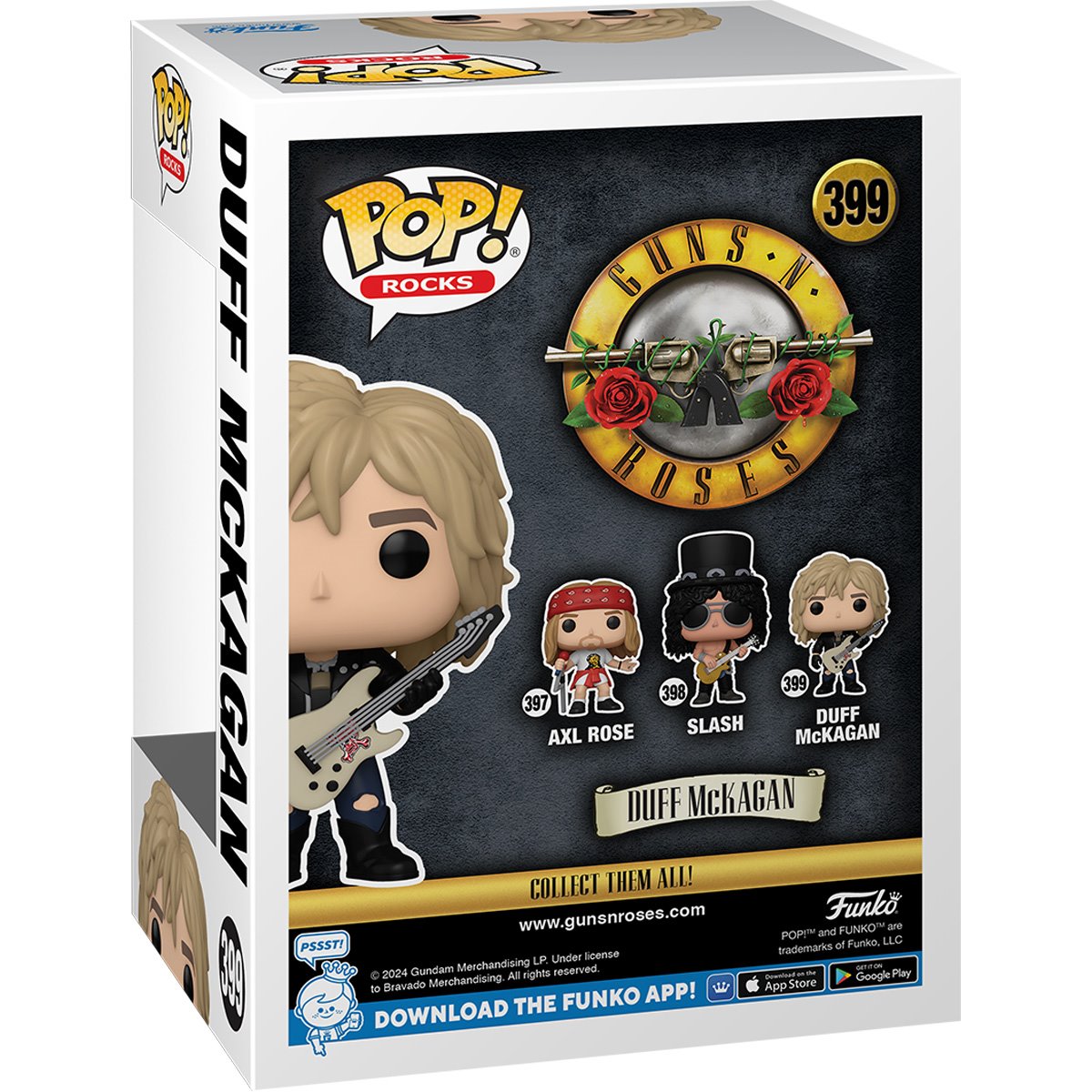 Guns N' Roses Duff McKagan (1980's) Funko Pop! Vinyl Figure #399 - Image 3