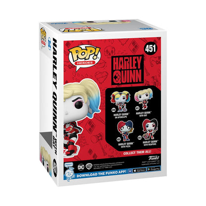 Harley Quinn with Bat Funko Pop! Vinyl Figure #451 - Image 3