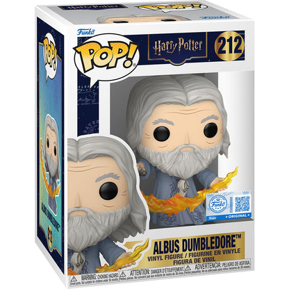 Harry Potter Albus Dumbledore (Flame) Funko Pop! Vinyl Figure #212 - Specialty - Image 2