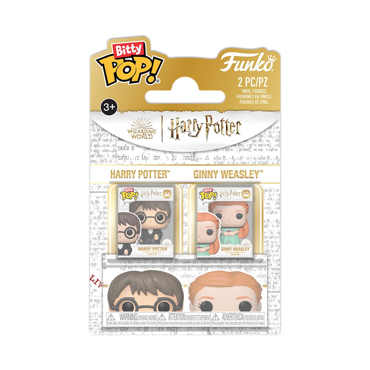Harry Potter and the Goblet of Fire Harry Potter and Ginny Weasley Funko Bitty Pop! Mini-Figure 2-Pack - Image 5