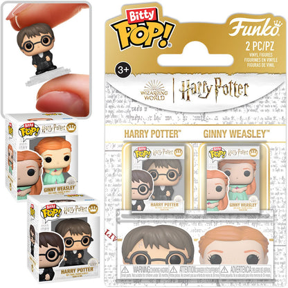 Harry Potter and the Goblet of Fire Harry Potter and Ginny Weasley Funko Bitty Pop! Mini-Figure 2-Pack