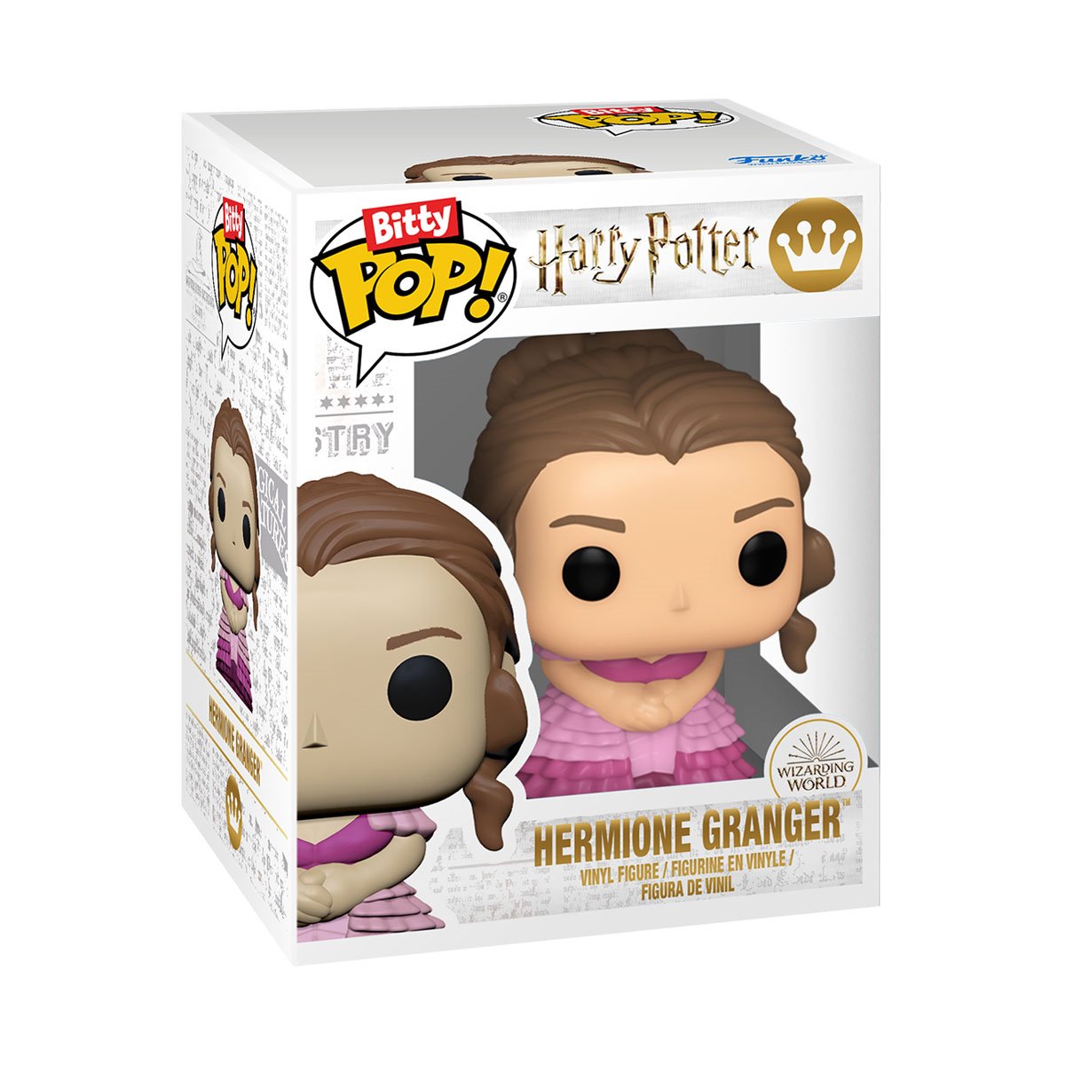 Harry Potter and the Goblet of Fire Hermione Granger and Viktor Krum Funko Bitty Pop! Mini-Figure 2-Pack - Image 2