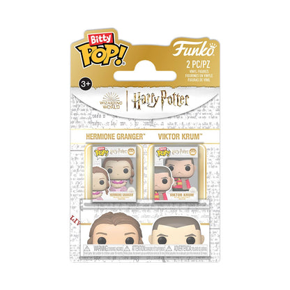 Harry Potter and the Goblet of Fire Hermione Granger and Viktor Krum Funko Bitty Pop! Mini-Figure 2-Pack - Image 5