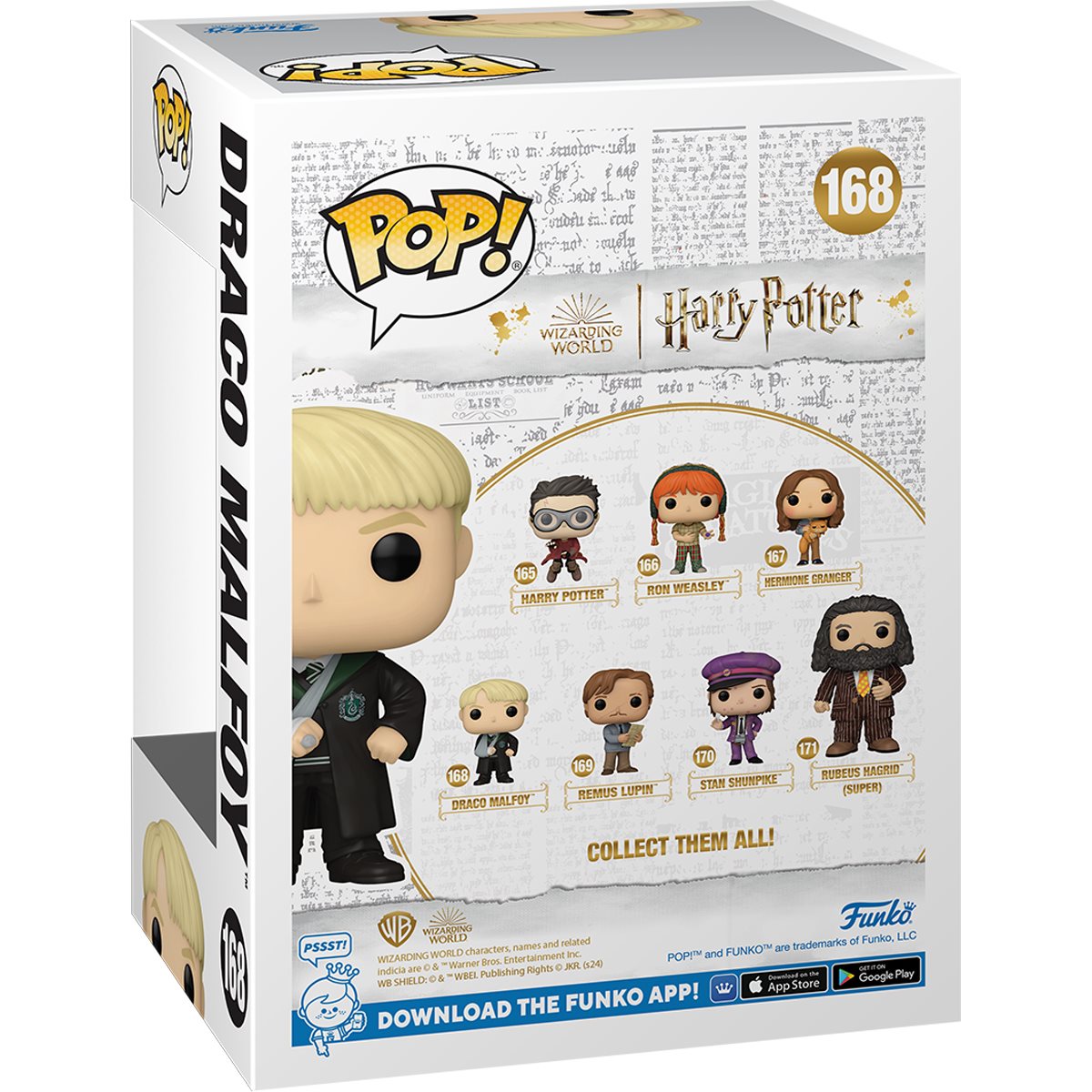 Harry Potter and the Prisoner of Azkaban Draco Malfoy with Broken Arm Funko Pop! Vinyl Figure #168 - Image 3