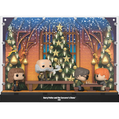 Harry Potter and the Sorceror's Stone Great Hall Holiday Deluxe Funko Pop! Moment #10 with Case - Image 2